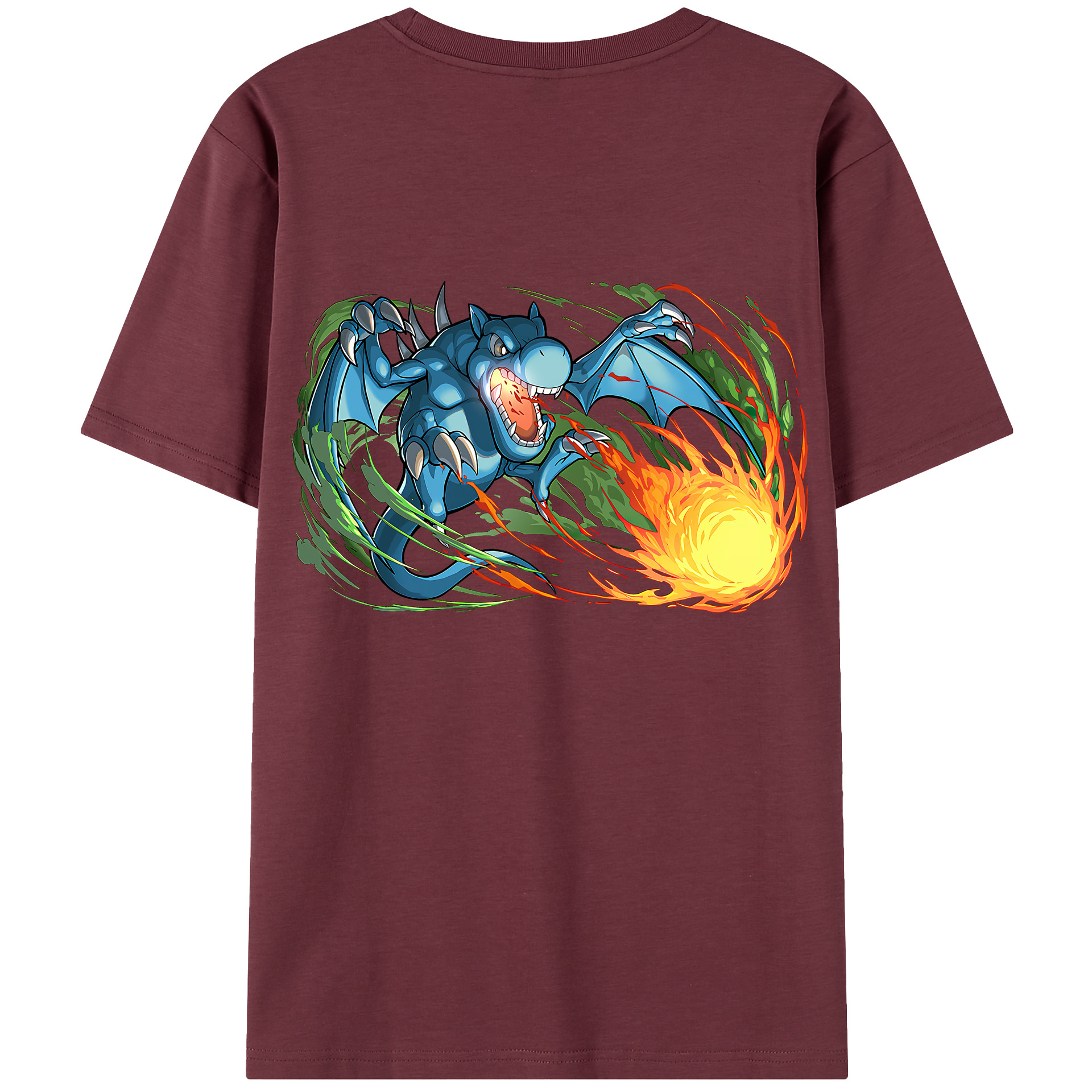 （画像用） 遊☆戯☆王 Yu-Gi-Oh! 綿100％半袖Tシャツ（背面プリント）